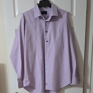 David Donahue Light Purple Dress Shirt 18 36/37